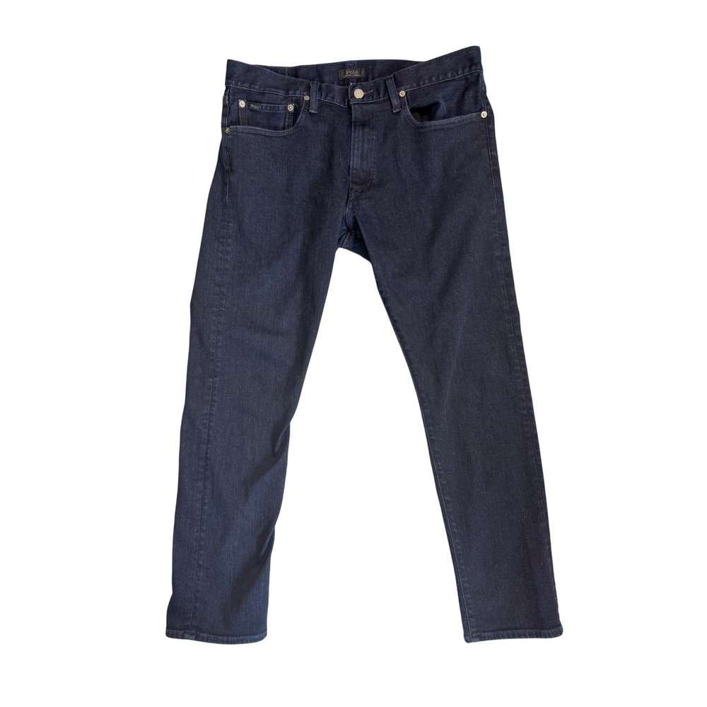 Polo Ralph Lauren Sullivan Slim Dark Indigo Jeans Mens 34x30 Stretch Denim